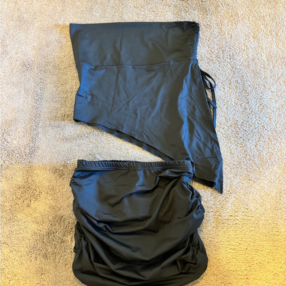 Black Asymmetrical Skirt